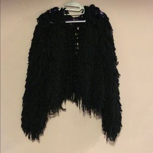 Crochet Shaggy Sweater